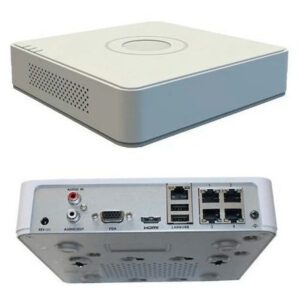 NVR 4MP 4 canales IP 4 Puertos PoE Hikvision DS-7104NI-Q1 4P