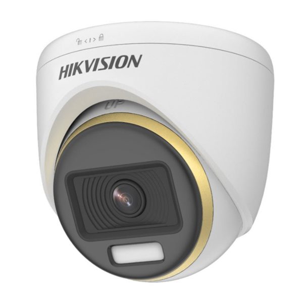 Camara HD Domo Hikvision ColorVU 1080P 2MP Lente 2.8mm (Metalico) DS-2CE70DF3T-MF