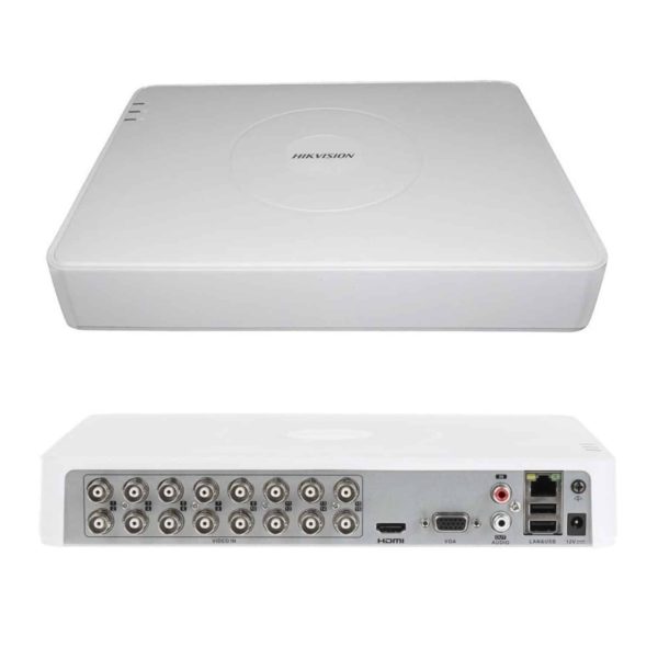 DVR Hikvision 1080P lite Pentahibrido 16 Canales TurboHD + 2 Canales IP DS-7116HGHI-K1