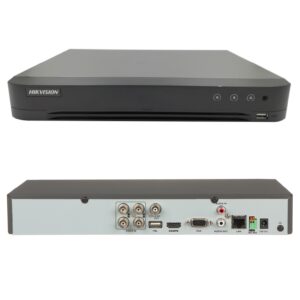 DVR Hikvision 4MP Pentahibrido Acusense 4 Canales TurboHD + 1 Canales IP iDS-7204HQHI-M1/S