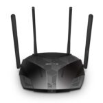 Router Inalambrico Wi-Fi Doble Banda Gigabit AX3000 Wi-Fi6 4 Antenas Mercusys MR80X