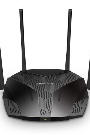 Router Inalambrico Wi-Fi Doble Banda Gigabit AX3000 Wi-Fi6 4 Antenas Mercusys MR80X