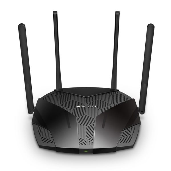 Router Inalambrico Wi-Fi Doble Banda Gigabit AX3000 Wi-Fi6 4 Antenas Mercusys MR80X