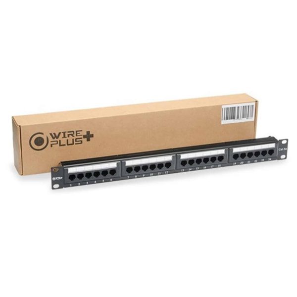 Patch Panel 24 Puertos CAT5E Categoria 5E Wireplus+