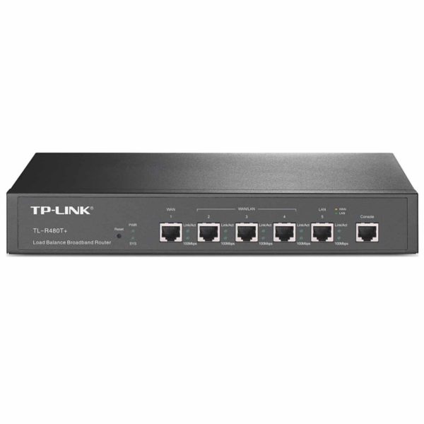 Router Balanceador de Carga 4 Puertos WAN Rackeable TP-Link TL-R480T+