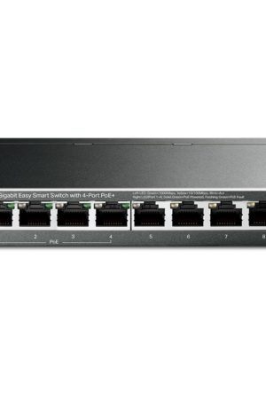 Switch de Escritorio Inteligente de 8 Puertos a Gigabit con 4 Puertos POE TP-Link TL-SG108PE