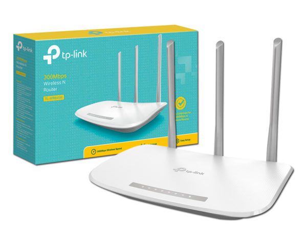 Router Inalambrico Wi-Fi N 300Mbps 3 Antenas 5dBi TP-Link TL-WR845N